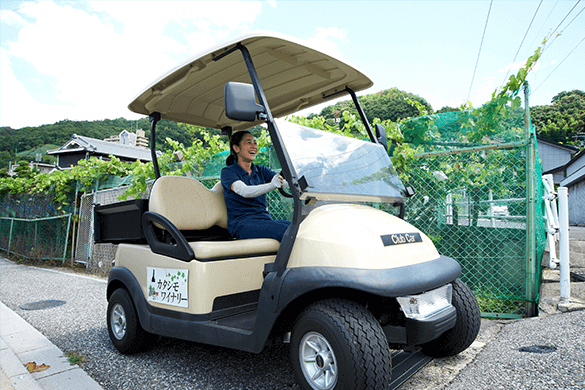 狭い道、坂道でもスイスイ走れます。